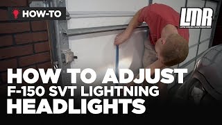 How To AdjustAim Ford F150 Headlights 19972004 [upl. by Ballard375]