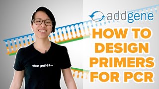 How to Design Primers for PCR [upl. by Kellsie]