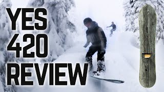 Yes 420 Snowboard Review [upl. by Tabbie]