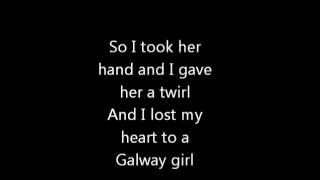 Steve Earle  The Galway Girl LYRICS VIDEO [upl. by Valerlan]