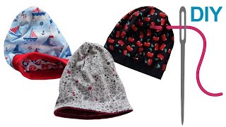 Beanie nähen für Anfänger – DIY Mütze quotDanielaquot [upl. by Stone]