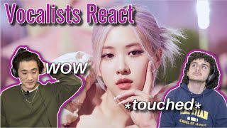 Classical Vocalists React to ROSÉs On The Ground MV [upl. by Yole267]