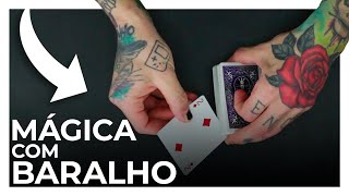 MÁGICA PROFISSIONAL com BARALHO  COMO FAZER  TUTORIAL [upl. by Barnabe]