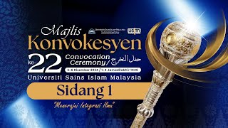 MAJLIS KONVOKESYEN KE 22 USIM SIDANG 1 [upl. by Bonner71]