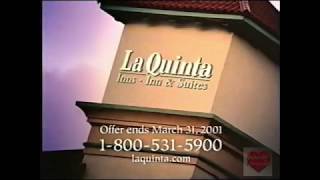 La Quinta Inn  Television Commercial  2001 [upl. by Alleroif]