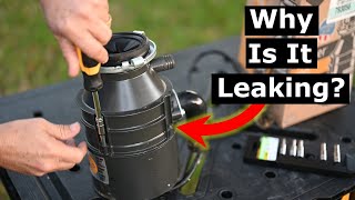 Why Your Garbage Disposal Leaks From Bottom Disassembly [upl. by Cyrillus]