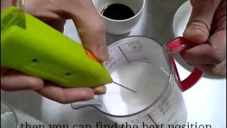 How To Make Latte Art with Mini Milk Frother [upl. by Shaun]