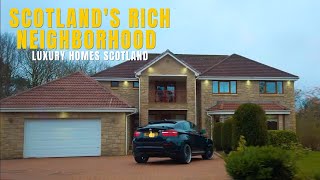 Scotlands Luxury Homes Tour  Rich Neighborhood Tour  Most expensive Neighborhood in Scotland [upl. by Stahl]