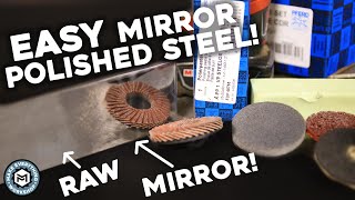 Easy Mirror Polish On Steel [upl. by Sonitnatsok35]