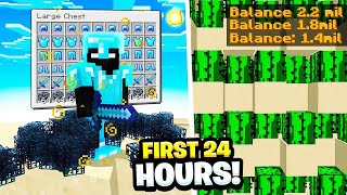 The 1 RICHEST MINECRAFT FACTIONS First 24 Hours INSANE [upl. by Kealey]