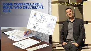 ESAME CILS  COME CONTROLLARE DA SOLI IL RISULTATO DELLESAME [upl. by Pansie]