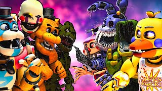 SFM FNaF Top 10 FNAF vs FIGHT Animations [upl. by Jarrad184]