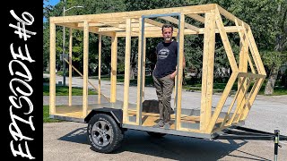 How to Build a Travel Trailer  DIY Guide to Installing the Floor and Framing [upl. by Yelda]