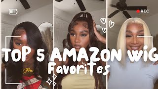 TOP 5 AMAZON WIG FAVORITES FOR JUNE [upl. by Quint]