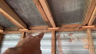 Mobile Home Roof Truss Replacement How To [upl. by Darrell]