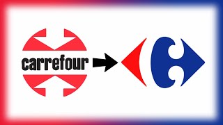 CARREFOUR Logo Evolution [upl. by Nylirehs]