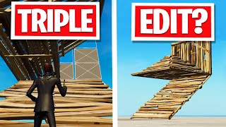 How to TRIPLE EDIT like a PRO  Fortnite Tips and Tricks 101 [upl. by Ahcila]