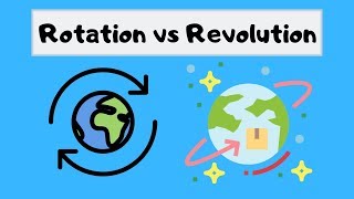 Difference between rotation and revolution [upl. by Enecnarf]