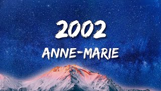 AnneMarie  2002 Lyrics [upl. by Inavoig]