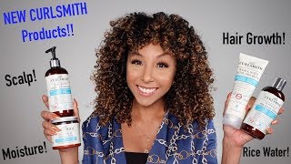 NEW Curlsmith Products for Hair Growth amp Scalp Relief  BiancaReneeToday [upl. by Rich]