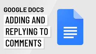 Google Docs Adding and Replying to Comments [upl. by Kenelm]