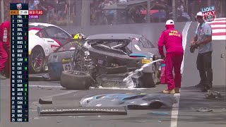 Bathurst 12 Hour terrifying crash for Kirchhoefer [upl. by Seem]