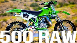 Kawasaki KX500 2 Stroke RAW featuring Destry Abbott  Dirt Bike Magazine [upl. by Girvin]