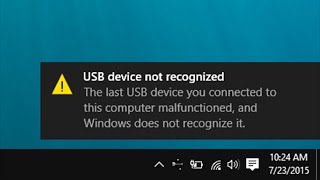 How To Fix USB Device Not Recognized in Windows 10 [upl. by Alverson]