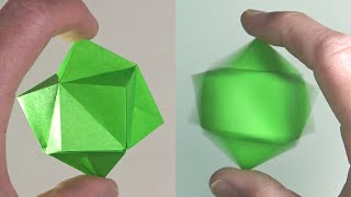 Stellated Octahedron Fidget Spinner 🌌 Pure Origami [upl. by Ida198]