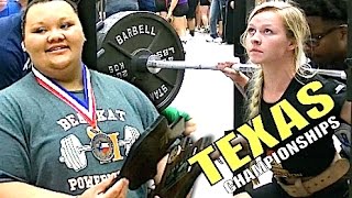 1520 Pounds  State Record  Lexi Harris DOMINATES Texas HS Powerlifting Championship [upl. by Etnoid]