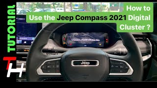 Jeep Compass 2021 Digital Instrument Cluster Features Explained  Indepth TUTORIAL  TH [upl. by Ule711]