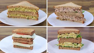 5 Healthy Sandwich Recipes [upl. by Ellertnom59]