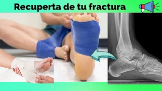 Cómo recuperarse de una FRACTURA DE TOBILLO [upl. by Wonacott129]