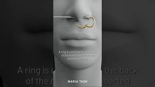 How a Septum Piercing Works  MARIA TASH [upl. by Daisey]