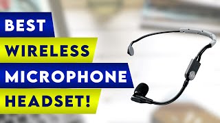 5 Best Wireless Headset Microphone System [upl. by Ecille]