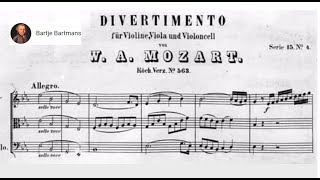 Mozart  Divertimento for String Trio K 563 1788 [upl. by Niveg]