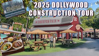 2025 Dollywood Media construction tour l what’s new at Dollywood [upl. by Gass]