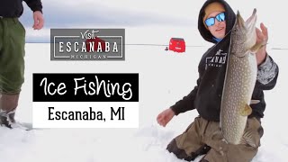 Ice Fishing in Michigans Upper Peninsula [upl. by Derej]