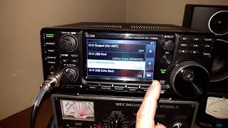 Icom 7300 FT8 Settings WSJTX and Radio [upl. by Ema]