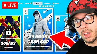 NEW DUO CASH CUP TOURNAMENT vs HACKERS Fortnite [upl. by Elvie]