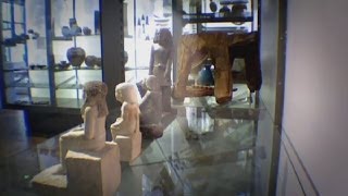 Mystery of spinning cursed Egyptian statue is solved at Manchester Museum [upl. by Anawk47]