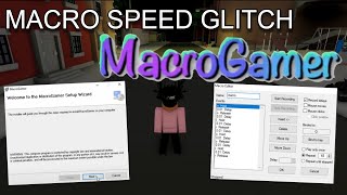 How To Macro Speed Glitch In Da Hood OP [upl. by Emil]