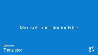 How to Use the Microsoft Translator Edge Extension [upl. by Pirali]