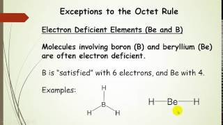 Exceptions to the Octet Rule plus examples [upl. by Nwad51]