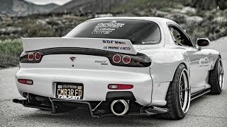 BRUTAL mazda RX7 ROTARY engine sounds [upl. by Lenra831]