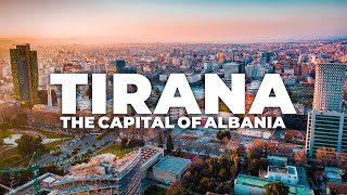 TIRANA 2021 THE CAPITAL OF ALBANIA  4K DRONE VIDEO [upl. by Okorih51]