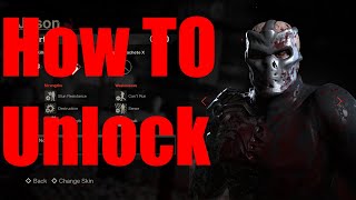 How to Unlock Uber Jason in Friday The 13th The Game Updated PC ONLY [upl. by Johnsson]