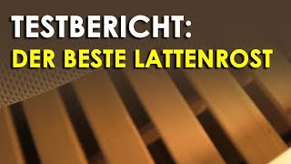 Lattenrost Test  Welcher ist der beste Lattenrost [upl. by Ahsilrac]