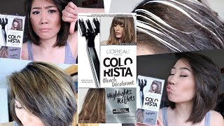 How to do Highlights at Home DIY Highlight Colorista Kit by Loreal Paris REVIEW [upl. by Soph]