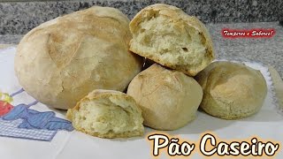 PÃO CASEIRO fácil de fazer com poucos ingredientes [upl. by Dranrev]